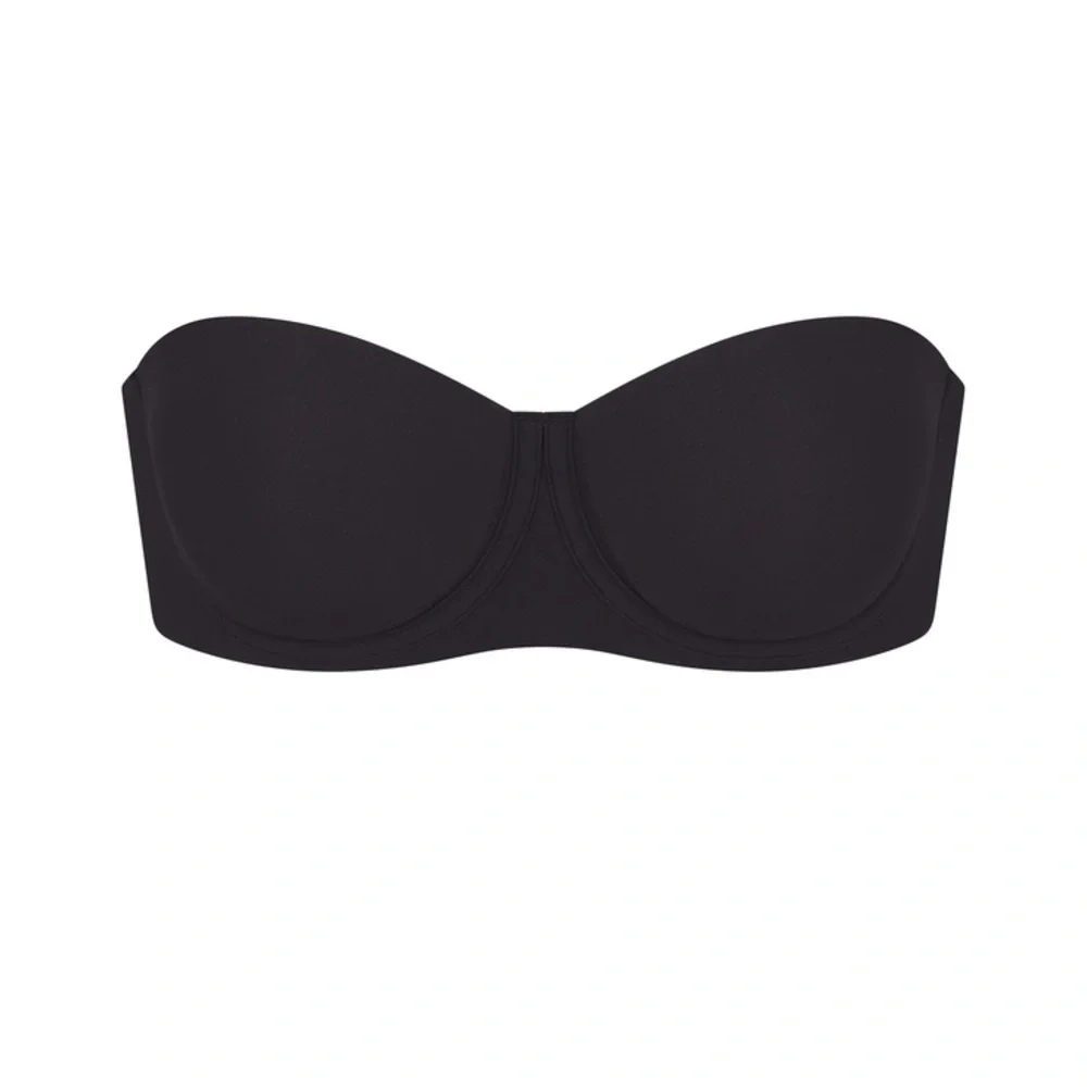 Skims Fits Everybody Strapless Convertible Lined Demi Onyx Black Sz 42DDDD NWT - Picture 7 of 14